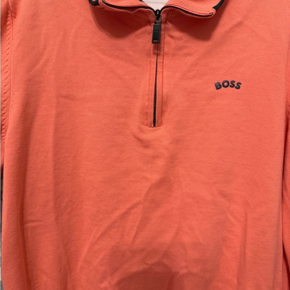 Boss Coral Zip Sweater